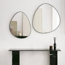 Designer Wall Mirror Pair – Fluid and Natural Shapes