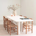 Rectangular waxed concrete table (Celia)
