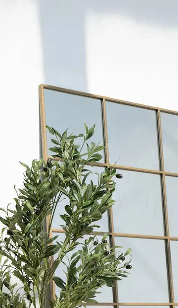 Miroir Mural Doré Structuré – Disponible en 3 Formats pour Tous les Espaces