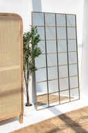 Miroir Mural Doré Structuré – Disponible en 3 Formats pour Tous les Espaces