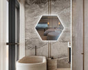 Miroir de courtoisie avec éclairage LED ÉLODIE
