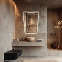 Miroir de salle de bain LED au design raffiné ÉVANIA