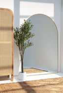 Large Gold Mirror – Arched Shape and Majestic Presence
