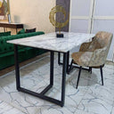 Table a manger métal 6 personnes “ALBINA”