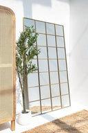 Miroir Mural Doré Structuré – Disponible en 3 Formats pour Tous les Espaces
