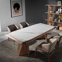 Salle à Manger Chic – Table à Manger en Céramique 220 cm, Blanc, Design Exceptionnel