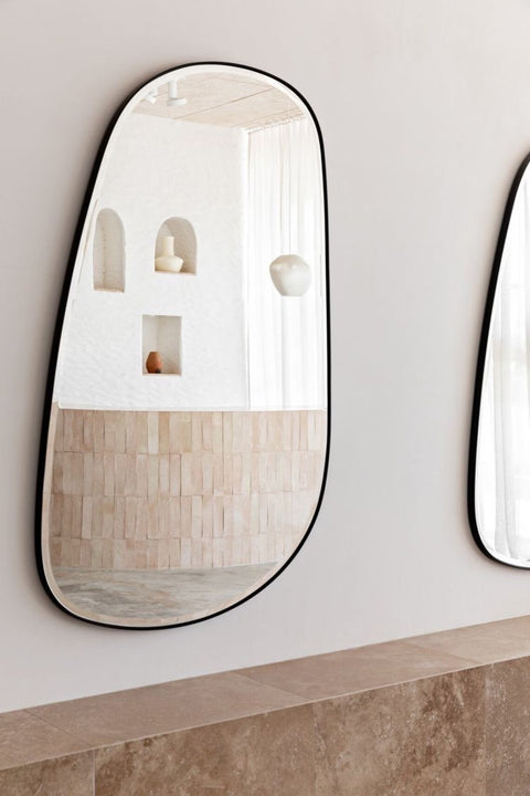 Miroir mural décoratif façon tenture – pièce de luxe