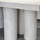 Table à Manger en Travertin – Design Élégant & Contemporain | ZORVIA
