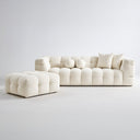 Canapé VELUNA + Pouf – Design Confortable & Élégance Contemporaine