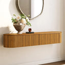 Console flottante murale