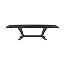 Table à Manger ALVORIA – Plateau en Céramique & Pieds en Acier, Design Contemporain
