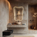 Miroir de salle de bain LED au design raffiné ÉVANIA
