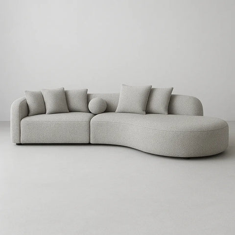 Canapé LUNZEN – Modèle Incurvé, Design Confort & Élégance