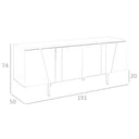 VELNOR – Walnut Veneer Sideboard with Steel Structure