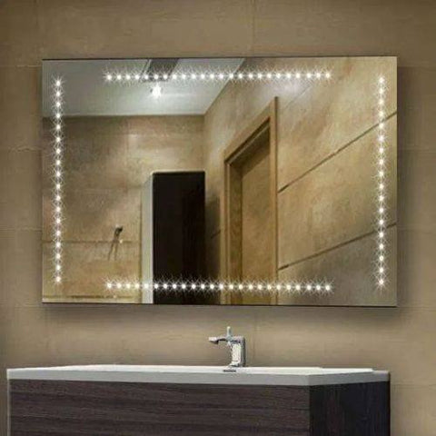 Miroir Éclairé LED ZENOVA – Ambiance Douce pour Salle de Bain Contemporaine