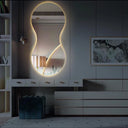 Miroir mural LED organique Éloria