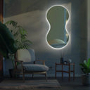 Miroir mural LED organique Éloria