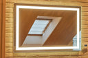 Miroir rectangulaire LED à éclairage frontal ÉLIANE