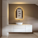 Miroir mural arqué avec éclairage LED ÉLÉVIA