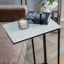 MARBLE METALLITH LAPTOP TABLE