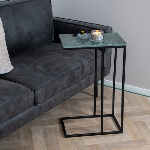 TABLE PC PORTABLE MARBRE METTALITH