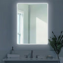 Miroir mural rectangulaire LED à rétroéclairage