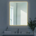 Miroir mural rectangulaire LED à rétroéclairage