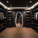 Miroir lumineux LED pleine longueur asymétrique VALÉRIE