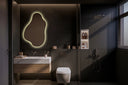 Miroir de salle de bain irrégulier LYSANDRA