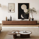 Meuble TV mural avec rangements et 4 tiroirs CÉLÉNA