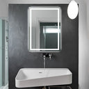 Miroir rectangulaire LED à éclairage frontal ÉLIANE