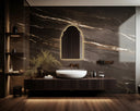Miroir mural arqué avec éclairage LED ÉLÉVIA