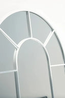 Arched Grey Mirror – Sectioned Frame, Available in 4 Sizes