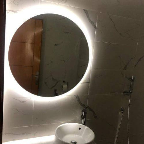 Miroir lumineux à LED en forme de cercle – modèle “ECLIA”