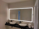 Miroir rectangulaire LED à éclairage frontal ÉLIANE