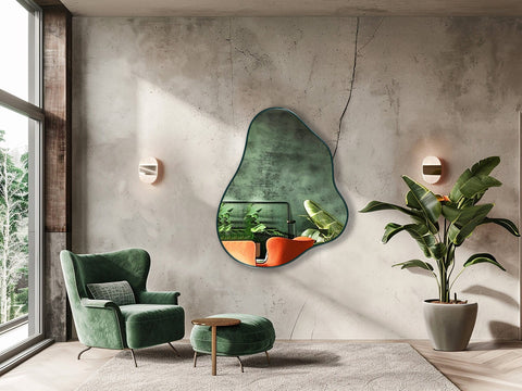 Miroir Mural Style Spa – Ambiance Zen et Détente à la Maison