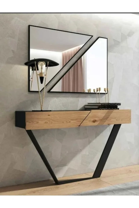 Décoration murale miroir pour console