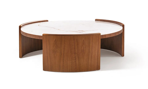 Table Basse en Bois & Céramique – Design Moderne et Élégant | ORCAVIA