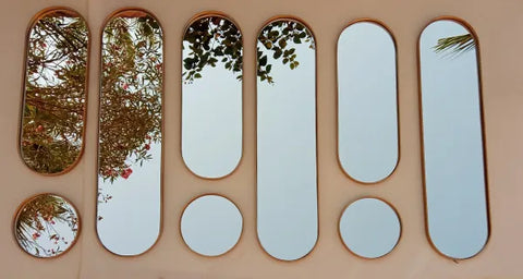 9 miroirs décoratifs assortis pour habiller votre mur avec style