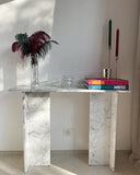 Console Signature en marbre Calacatta 100 % naturel
