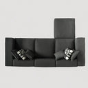 Canapé d’Angle 310 cm MIRELIA + Pouf – Design Modulable & Confort Premium