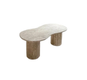 Table basse en travertin (Montalto)