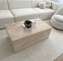 Table basse en travertin (Lira)