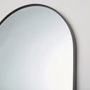 Set de 3 Miroirs Gélules 30×70 cm – Cadre Métal Noir Élégant