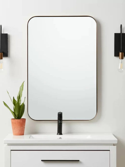 Miroir Décoratif pour Salle de Bain – Design Élégant et Moderne