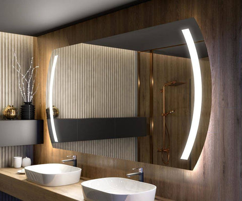 Miroir Salle de Bain Sur Mesure – Design Personnalisé et Ajusté à Vos Besoins