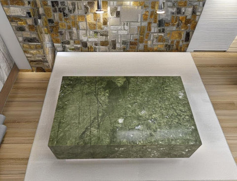 Table Basse ORVINA – Marbre Guatemala, Design Élégant