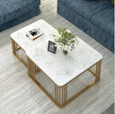 Set of three square nesting tables