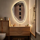 Miroir LED Fractura Sablé au Laser