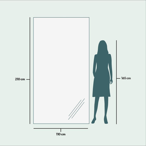 Miroir pleine hauteur au design luxueux